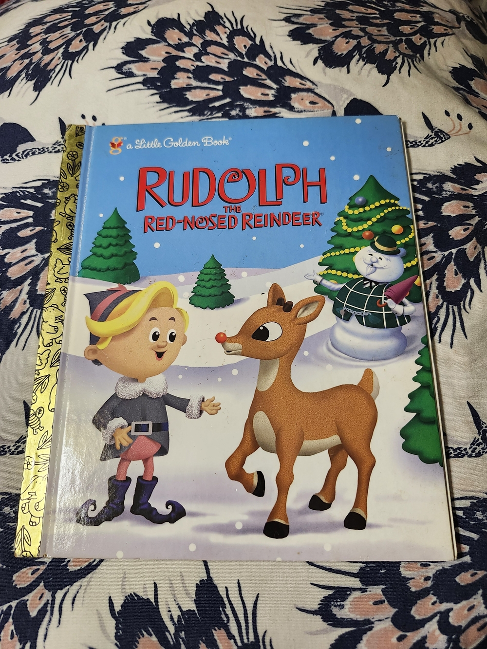 Vintage 1998 "Rudolph the Red-Nosed Reindeer" Little Golden Book